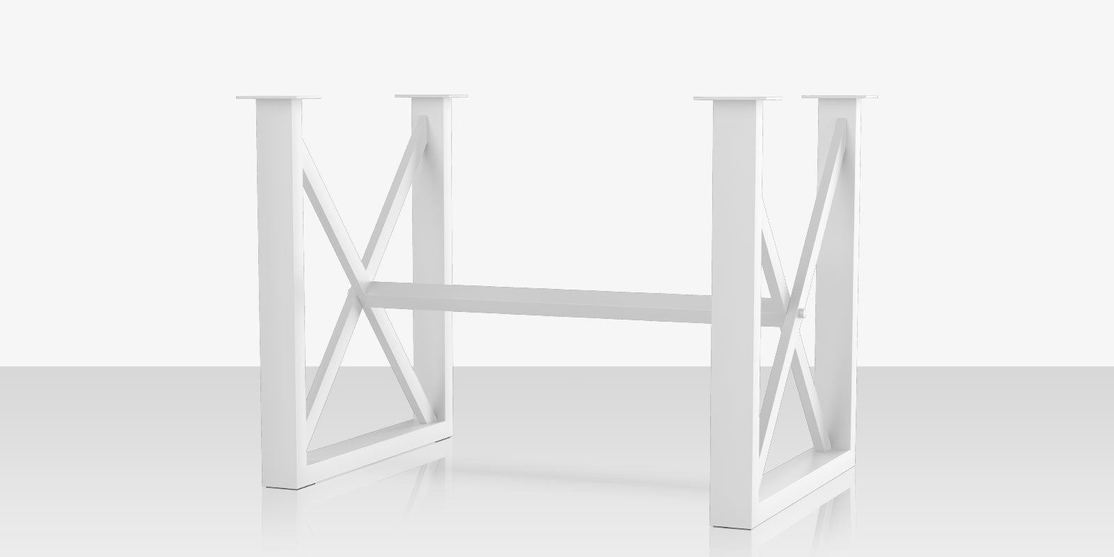 DecoScapes Contemporary Square X Style Bar Table Base