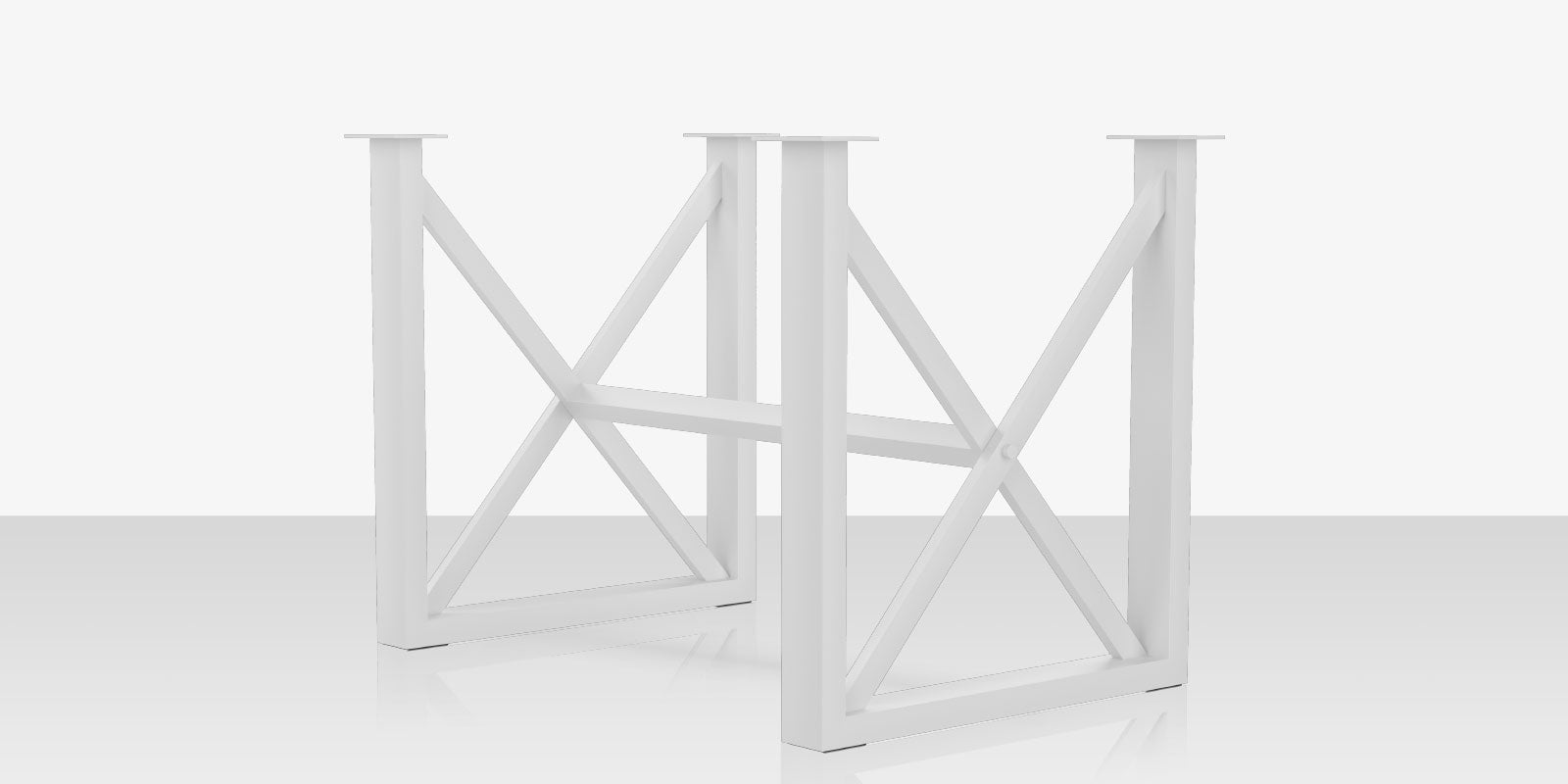 DecoScapes Contemporary Square X Style Bar Table Base