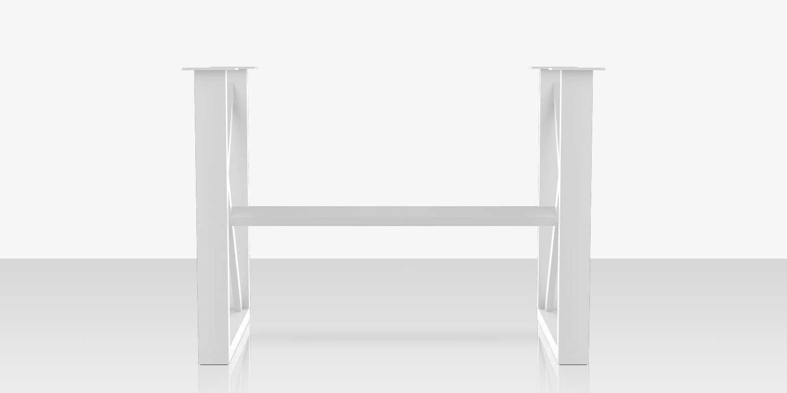 DecoScapes Contemporary Square X Style Bar Table Base