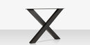 DecoScapes Contemporary X Style Dining Table Base