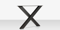 DecoScapes Contemporary X Style Dining Table Base