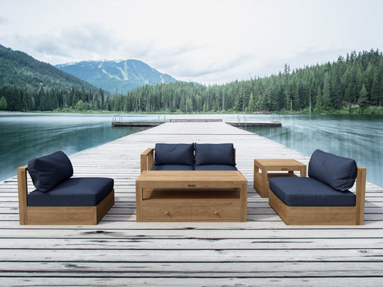 Anderson Teak Copacabana 5 Pieces Modular Deep Seating Set-152