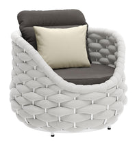 Zuo Modern Coral Reef Accent Chair in Gray