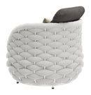 Zuo Modern Coral Reef Accent Chair in Gray
