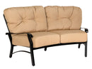 Woodard Cortland Cushion Crescent Love Seat