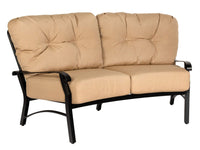 Woodard Cortland Cushion Crescent Love Seat