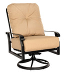 Woodard Cortland Cushion Big Man's Swivel Rocking Lounge Chair