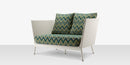 DecoScapes Furniture Cosmo Aluminum Loveseat