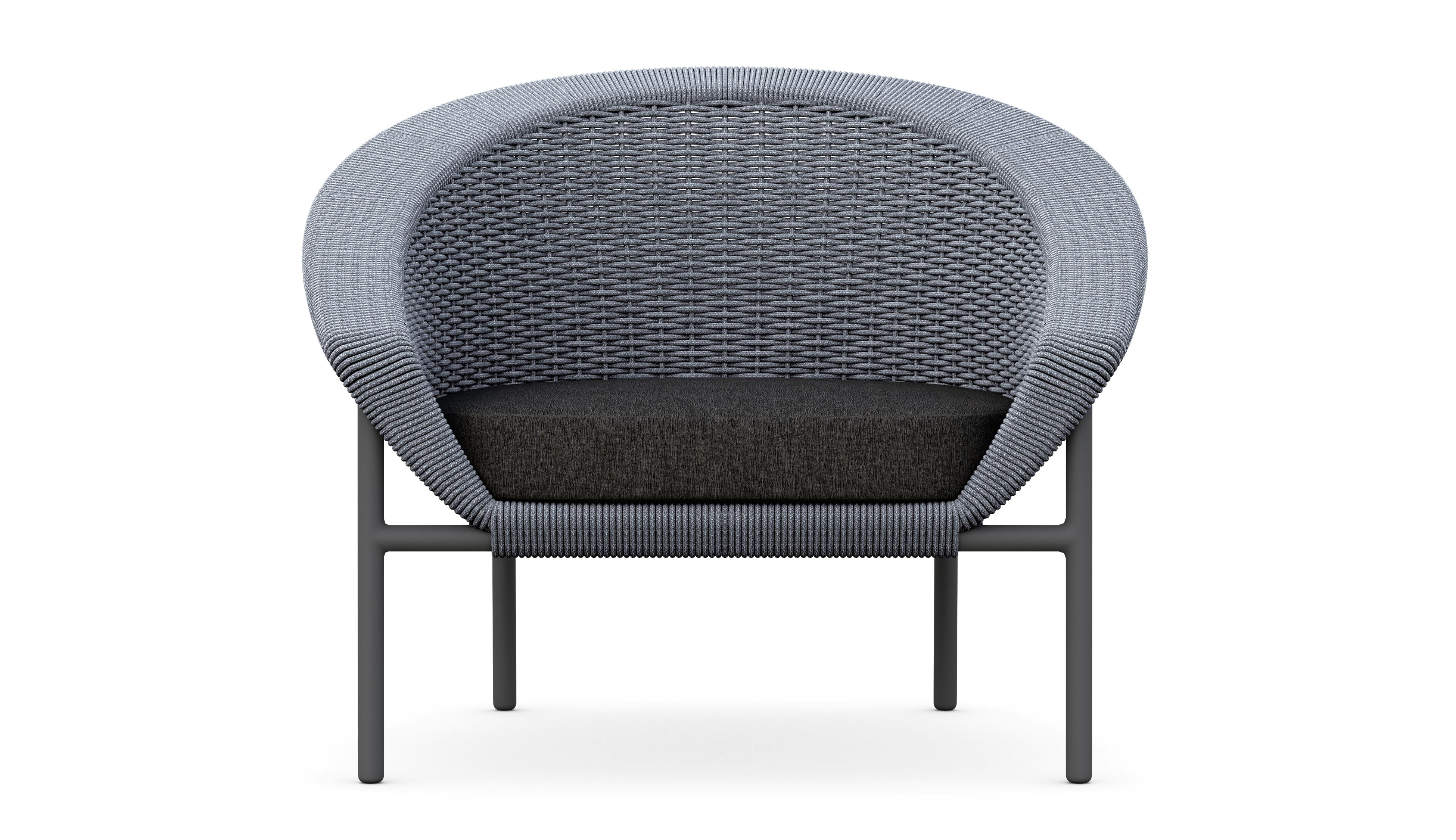 Azzurro Living Cove Club Chair In Midnight Cushion
