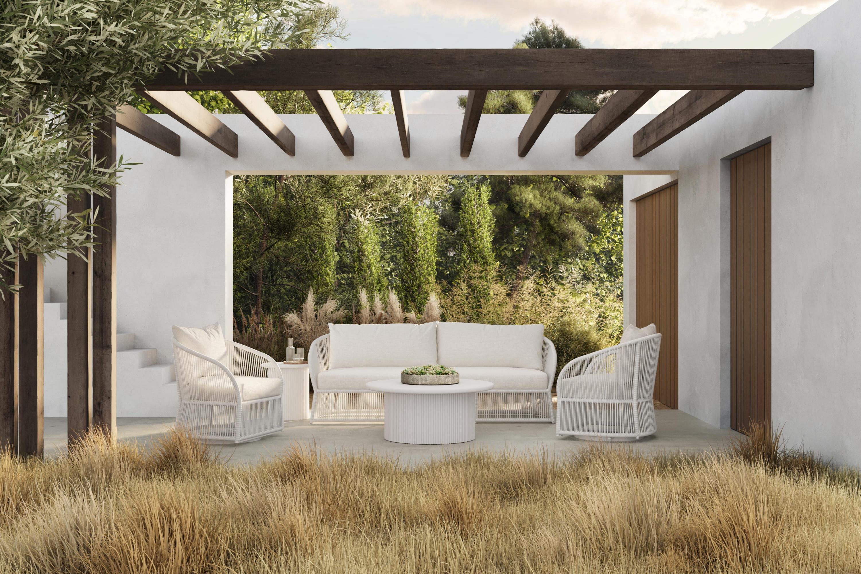 Azzurro Living Cape Town Dining Chair + Polar Cushion
