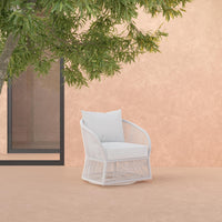 Azzurro Living Cape Town Swivel Club Chair + Polar Cushion