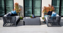 Sunset West 18"Pouf Cube in Heritage Granite