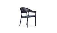 Azzurro Living Crete Stackable Dining Chair With Graphite Cushion (Qty 6)