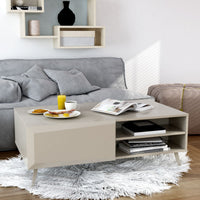Anderson Teak Altus 43" Coffee Table Gloss White/Grey