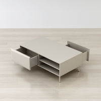 Anderson Teak Altus 43" Coffee Table Gloss White/Grey
