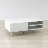Anderson Teak Altus 43" Coffee Table Gloss White/Grey