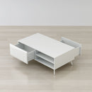 Anderson Teak Altus 43" Coffee Table Gloss White/Grey