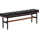 Sunpan  Staten Bench Black / Vienna Cream