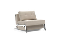 Innovation Living Cubed Queen Size Sofa Bed With Chrome Legs