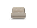 Innovation Living Cubed Queen Size Sofa Bed With Chrome Legs