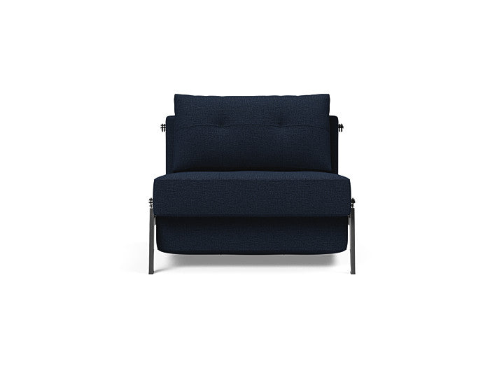 Innovation Living Cubed Queen Size Sofa Bed With Chrome Legs