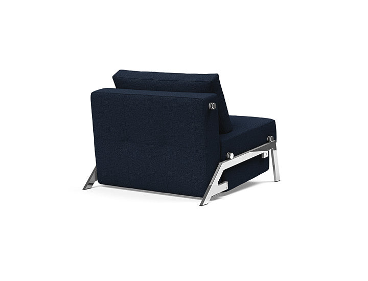 Innovation Living Cubed Queen Size Sofa Bed With Chrome Legs