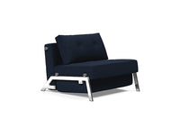 Innovation Living Cubed Queen Size Sofa Bed With Chrome Legs