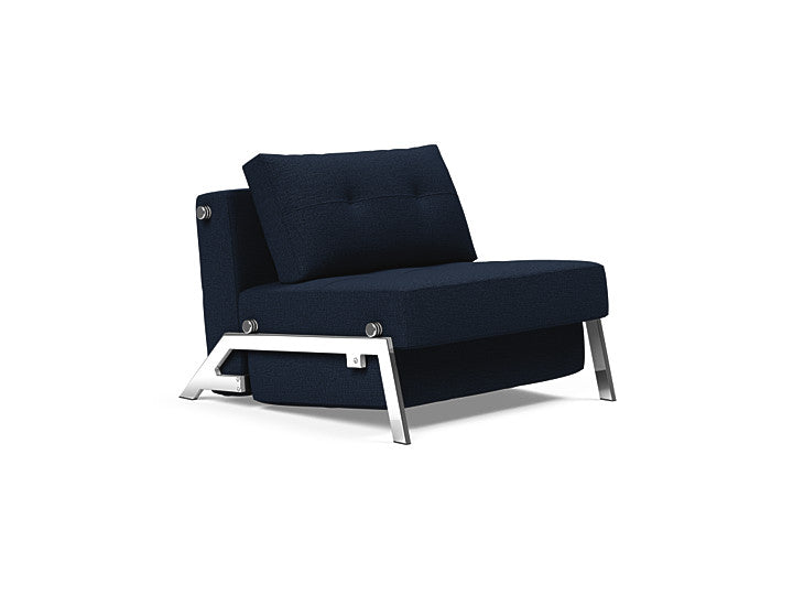 Innovation Living Cubed Queen Size Sofa Bed With Chrome Legs