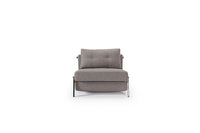 Innovation Living Cubed Queen Size Sofa Bed With Chrome Legs