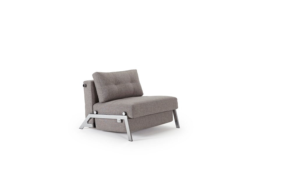 Innovation Living Cubed Queen Size Sofa Bed With Chrome Legs