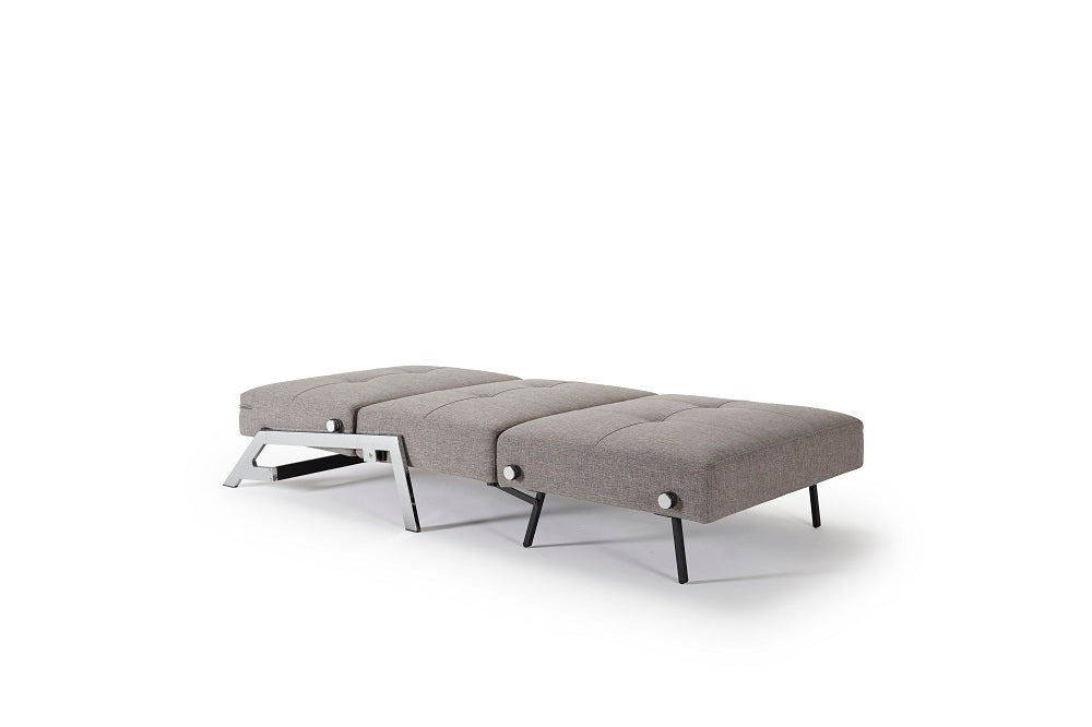 Innovation Living Cubed Queen Size Sofa Bed With Chrome Legs