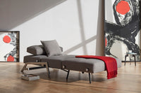 Innovation Living Cubed Queen Size Sofa Bed With Chrome Legs