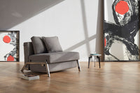 Innovation Living Cubed Queen Size Sofa Bed With Chrome Legs