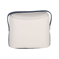 Sunpan Esma Ottoman in Beige - Navy