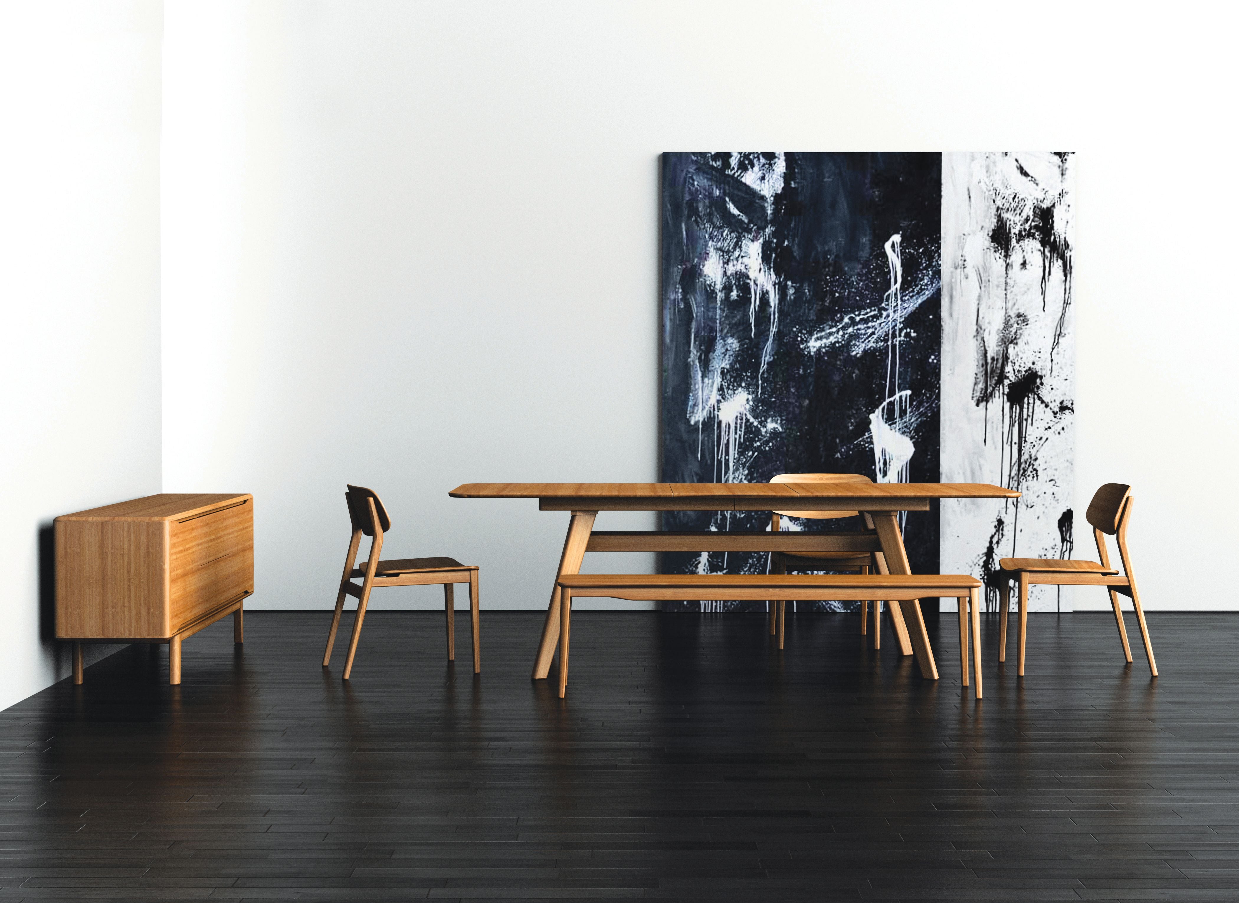 Greenington Currant 72 - 92" Extendable Dining Table In Caramelized / Black Walnut