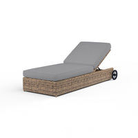 Sunset West Havana Adjustable Chaise with Cushion