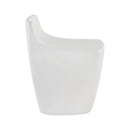 Sunpan Ledger Stool in Ash Grey Wood Look / Black / White