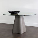Sunpan Moda Dining Table 55'' Grey / White