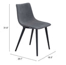 Daniel Dining Chair in Vintage Brown/Vintage Black/Gray