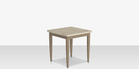 DecoScapes Danish Aluminum 20'' Wide Square Small Coffee Table