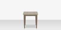 DecoScapes Danish Aluminum 20'' Wide Square Small Coffee Table