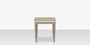 DecoScapes Danish Aluminum 20'' Wide Square Small Coffee Table