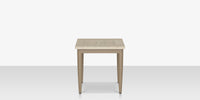 DecoScapes Danish Aluminum 20'' Wide Square Small Coffee Table