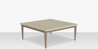 DecoScapes Danish Aluminum 40'' Wide Square Large Coffee Table