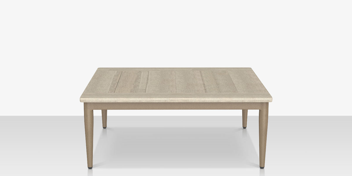 DecoScapes Danish Aluminum Rectangular Coffee Table