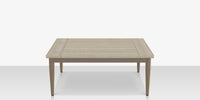 DecoScapes Danish Aluminum 40'' Wide Square Large Coffee Table