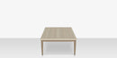 DecoScapes Danish Aluminum Rectangular Coffee Table