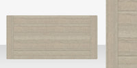 DecoScapes Danish Aluminum Rectangular Coffee Table