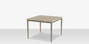 DecoScapes Danish Aluminum Square Dining Table