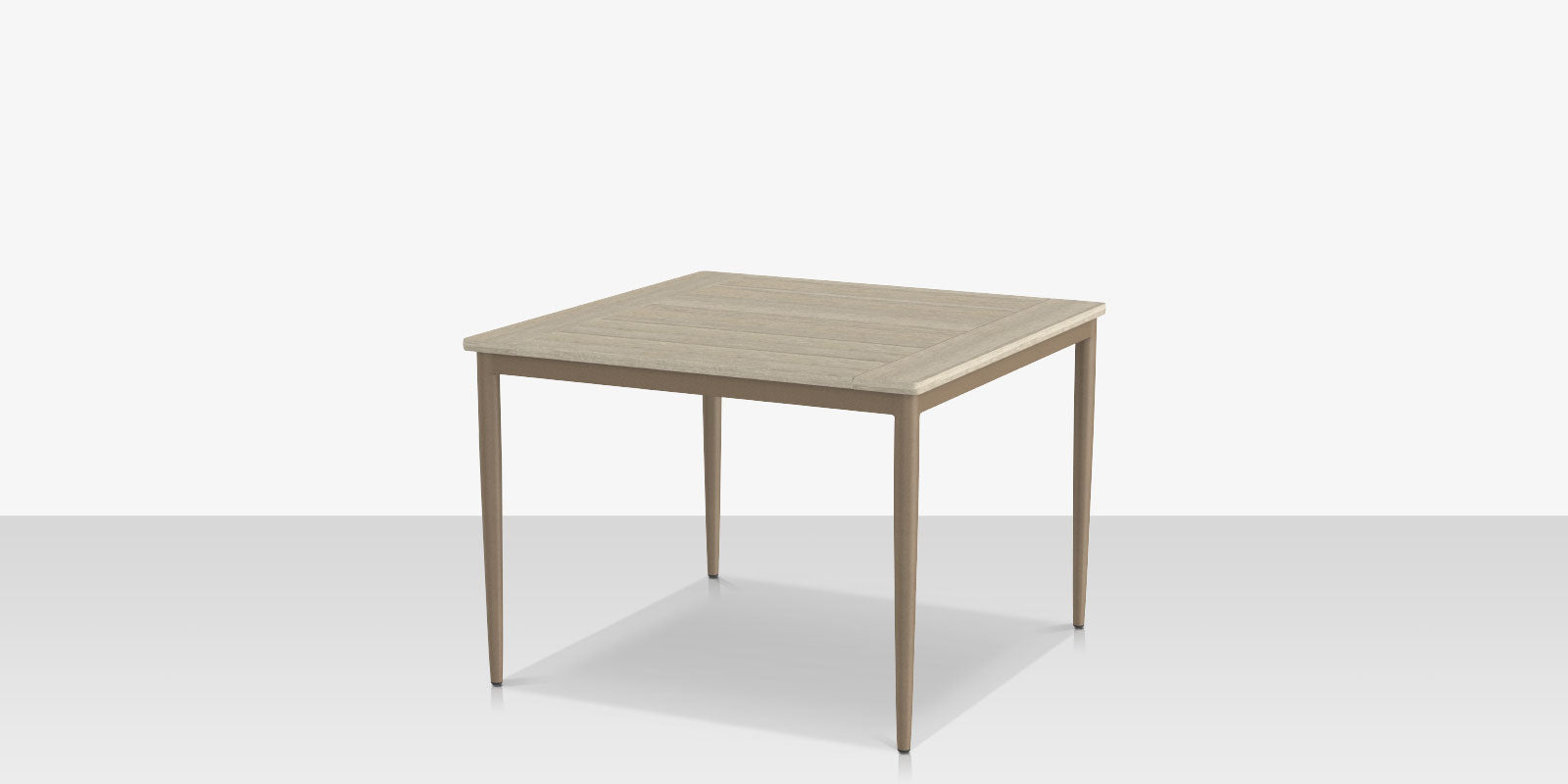 DecoScapes Danish Aluminum Square Dining Table